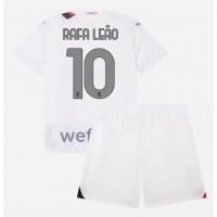 AC Milan Rafael Leao #10 Vieras Peliasu Lasten 2023-24 Lyhythihainen (+ Lyhyet housut)